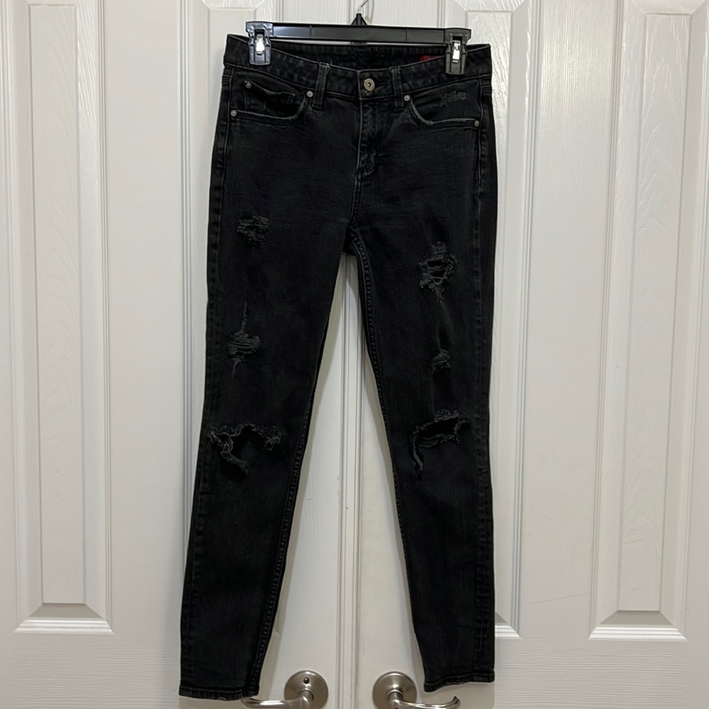 Arizona black ripped boyfriend jeans